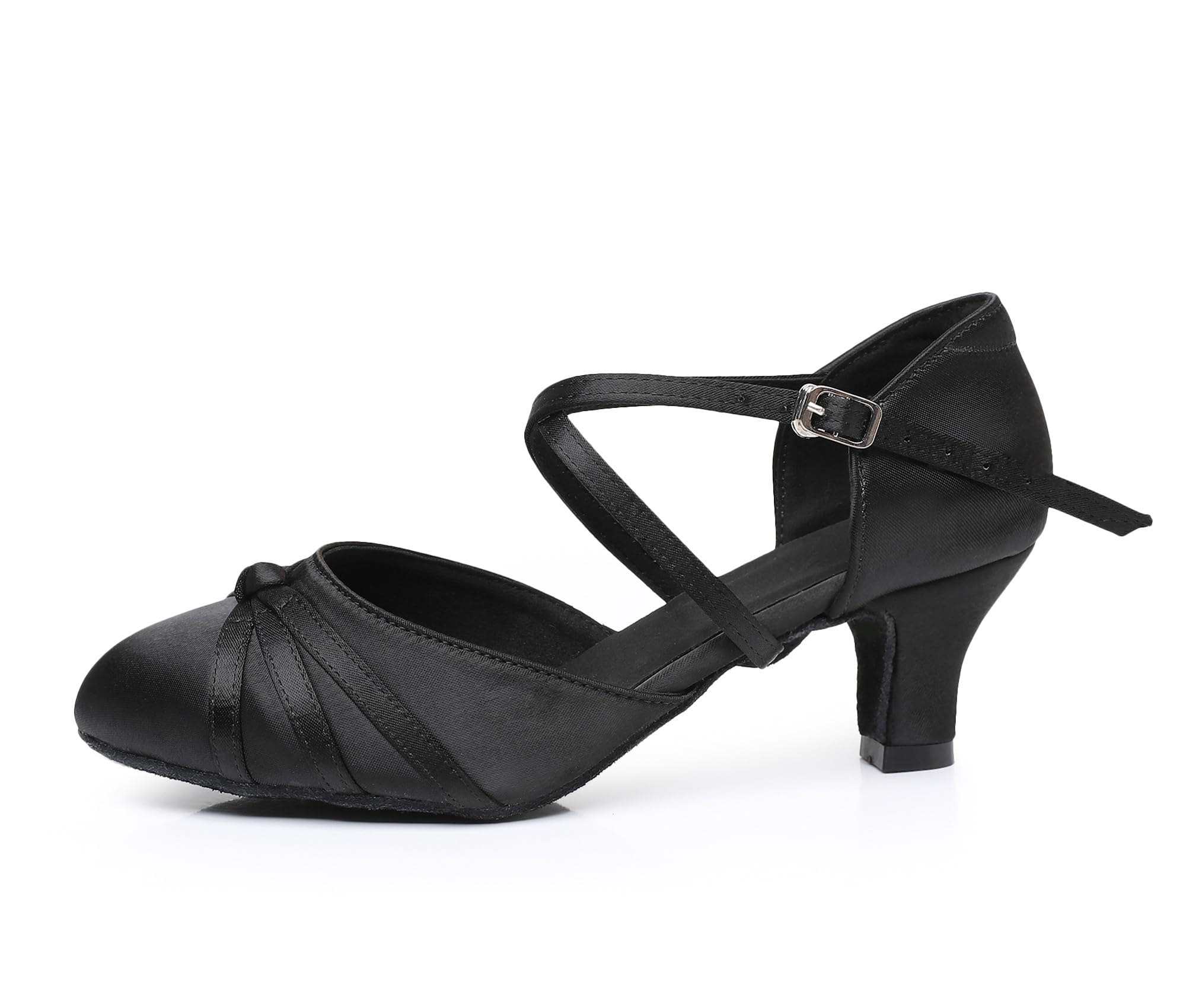 Rosefinch Chaussures de Danse Latine de Salon pour Femmes Salsa Tango Valse Chaussures de Danse Sociale 5/7cm Talons 34-41EU