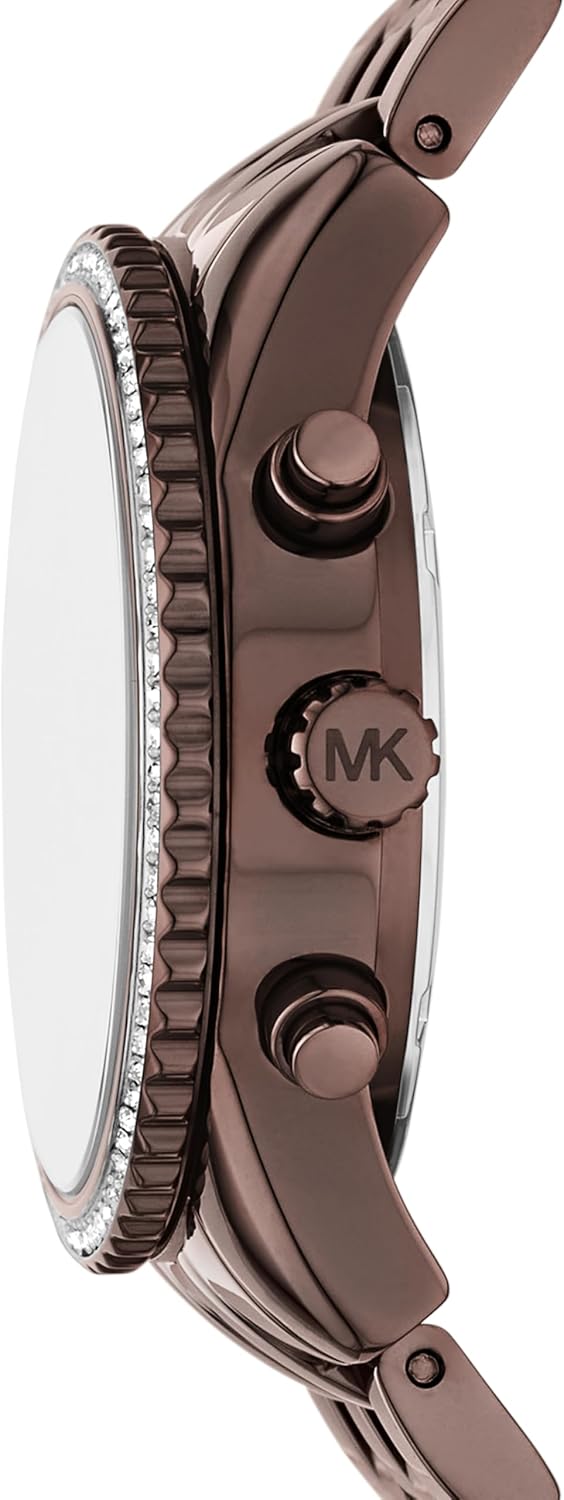 Michael Kors Women's Bryant Chronograph Brown Stainless Steel Bracelet Watch (Model: MK7559) - Image 3