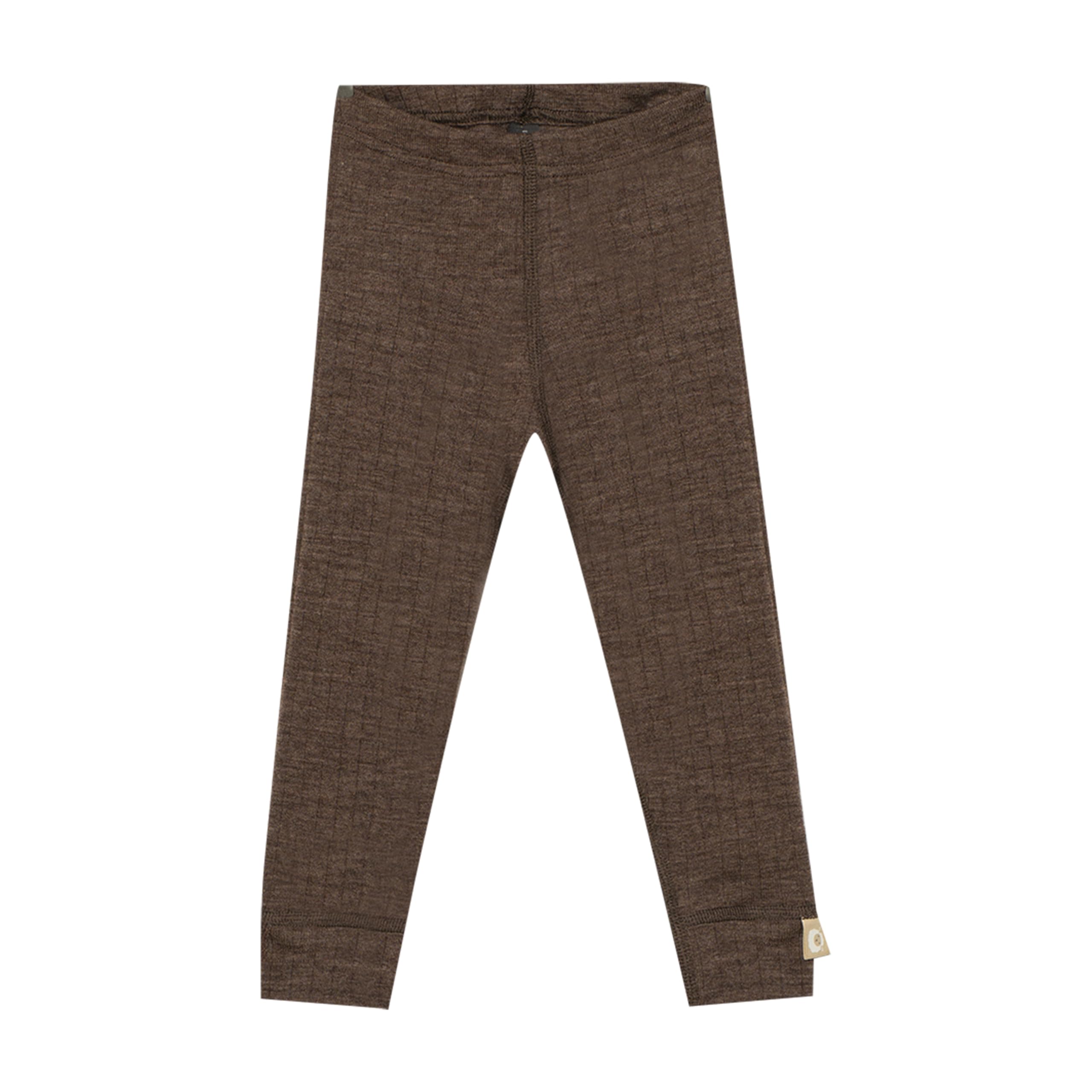 Dilling Chestnut Brown Baby Merino Wool Leggings - 12-18M