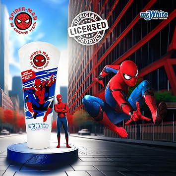 Spiderman Kids Mint Flavored Fluoride Toothpaste for Healthy Gums 75ml