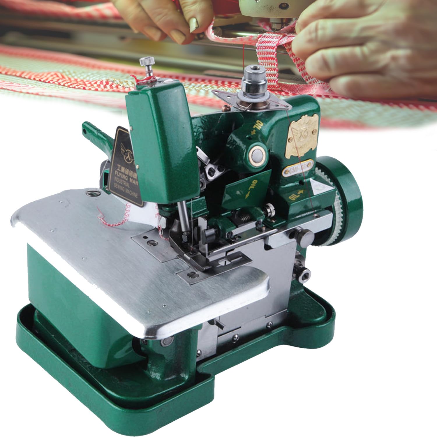 Eléctrica Portátil Overlock,Máquina Overlock 3 Hilos,Remalladora Y Máquinas Overlock,para Dobladillo Y Costura,con Capacidad 3 Puntadas