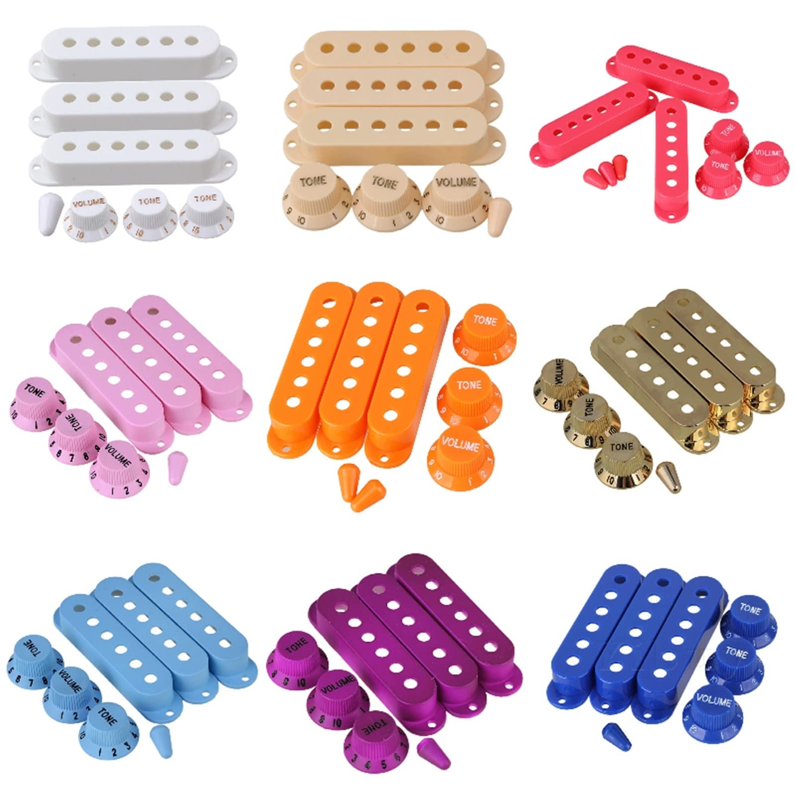 Ricambio Per Chitarra Fender Manopola Interruttore A Punta Bianca - Foto 9