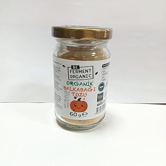 BeFerment Organic Organik Balkabağı Tozu, 60 g, Cam Kavanoz