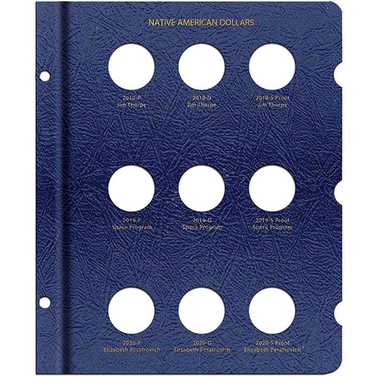 WhitmanUS Native American Dollar Coin Album Page 2018 – 2020#4698