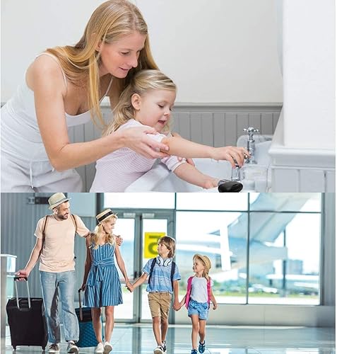 Miniatura 4 de Vonpri Contenedor de jabón, estuche portátil para baño y cocina (color negro, 2 piezas)