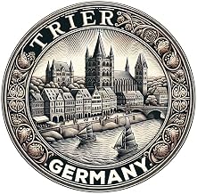Trier Germany Souvenir Die Cut Decorative Flat Magnet 2-Inch