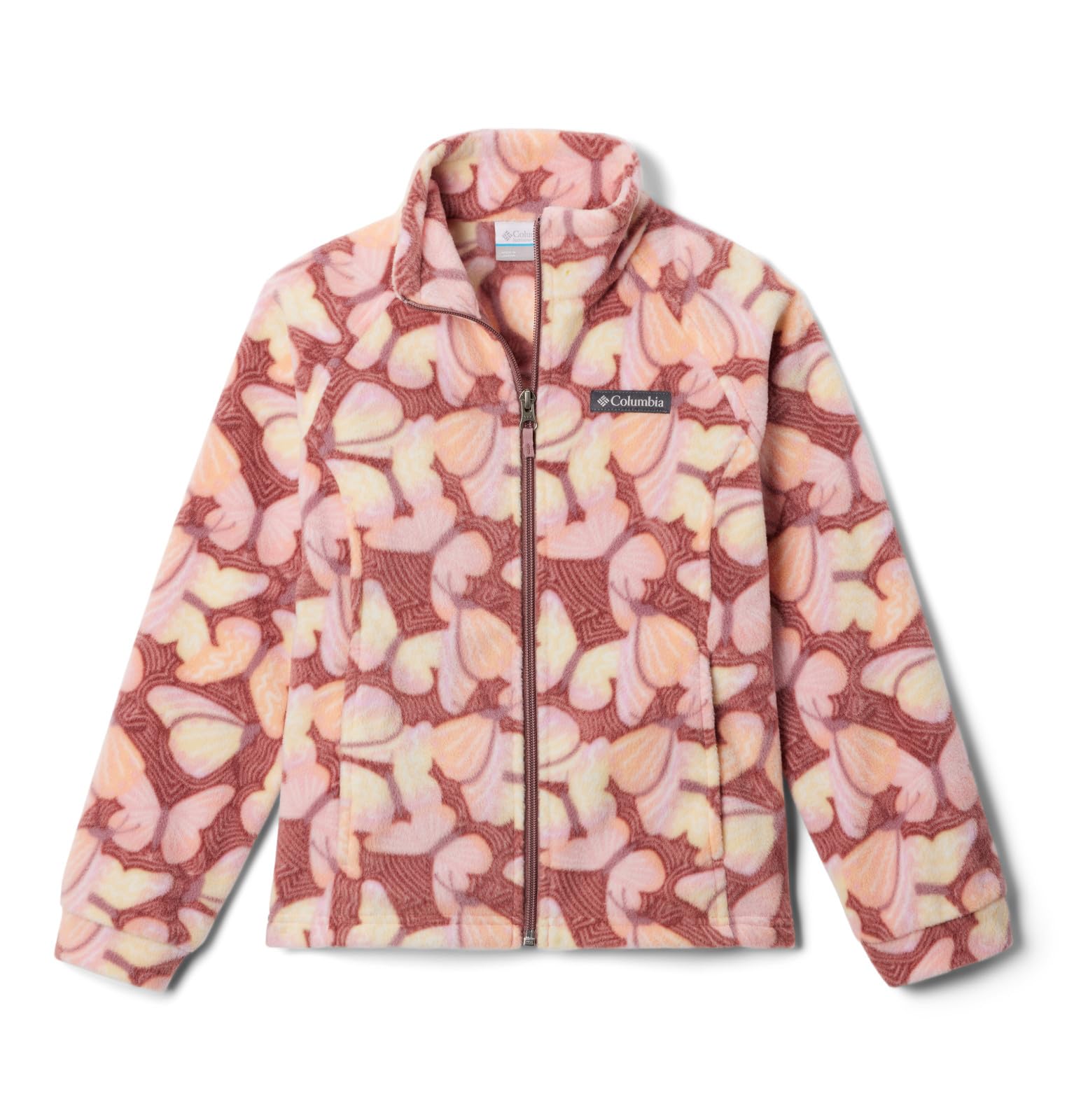 Columbia Youth Girls Benton Springs II Printed Fleece Jacket