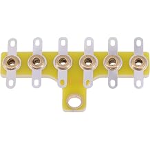 5PCS Turret Lug Board Audio Tag Strip Tag Board Terminal Lug Board For Audio Vintage Tube Amplifier DIY T-6P Turret Lug Board