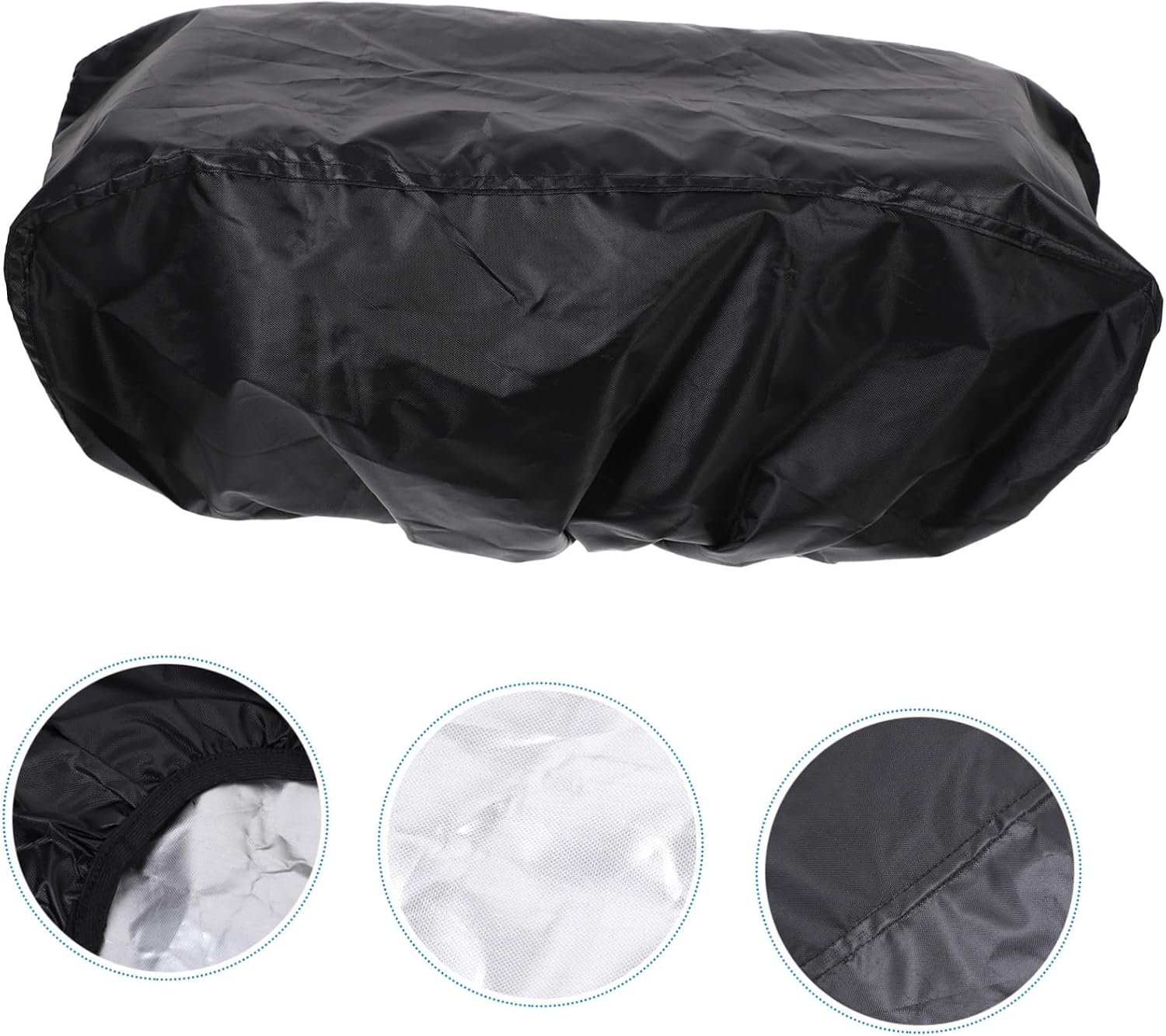 600D Oxford Fabric Waterproof Auto Winch Cover Electric Winch Protection Cover for SUVs Heavy-Duty Dust and Water Resistant