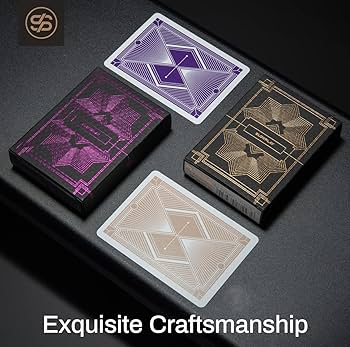 Amazon.com: SLOWPLAY 100% Plastic Playing Card Set, 2 Decks