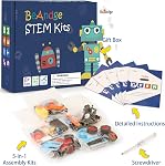 STEM Toys for Kids 6-8 8-10, 5 Set Wind Powered Car Science Kits for Class | Craft Kit Birthday Gifts for 6 7 8 9 10 11 12 Year Old Boys Girls, Building Toys Science Experiments for Kids Activities 8-10