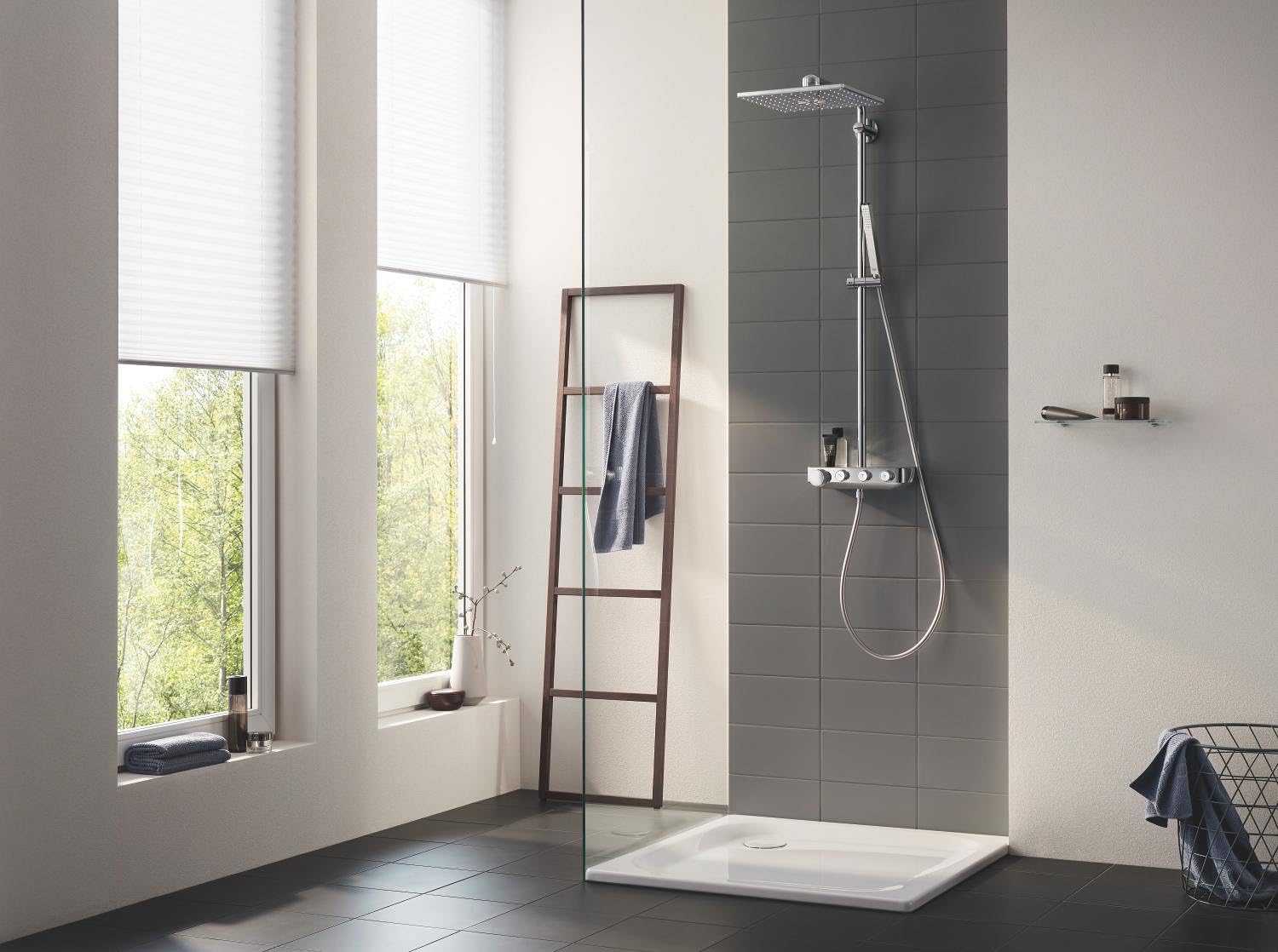 Grohe Sistema Doccia Euphoria SmartControl 310 Cube con Miscelatore Termostatico, Cromo, Soffione 310 mm 26508000