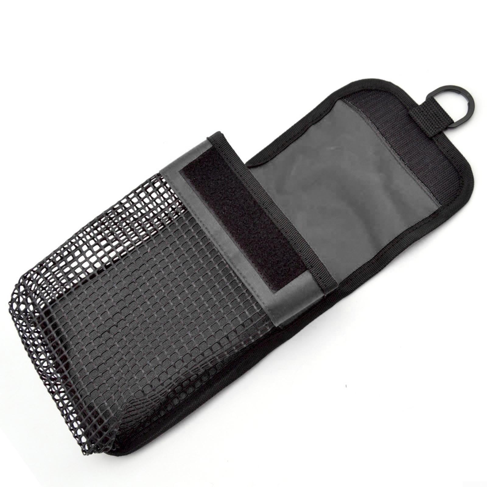 Pochette De Plongée En Maille Nylon 210D - Sac De Rangement Clip Pour Équipement Sous-Marin | Noir