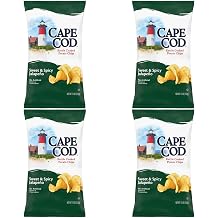 Cape Cod Sweet & Spicy Jalapeno Chips,7.5 Oz Bag,Pack of 4