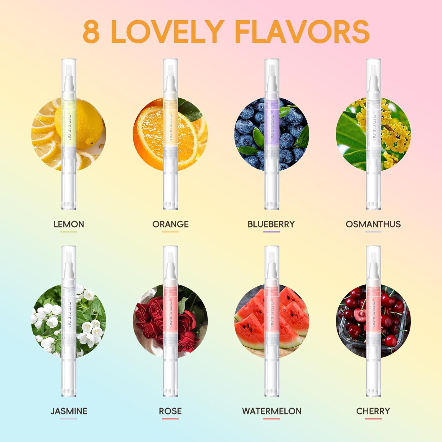 COSCELIA 41pc Poly Nail Gel Kit Starter Kit 8pcs Cuticle Oil Pen