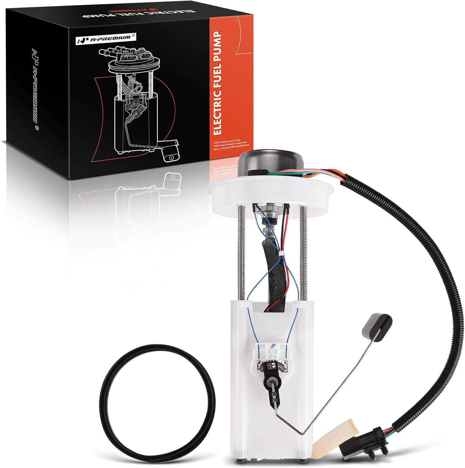 A-Premium Electric Fuel Pump Module Assembly with Sending Unit Compatible with Jeep Wrangler, 1997 1998 1999, 2.5L 4.0L, 15 Gallon Tank Only, Replace# 4897754AA, 4897754AB, 5012951AD