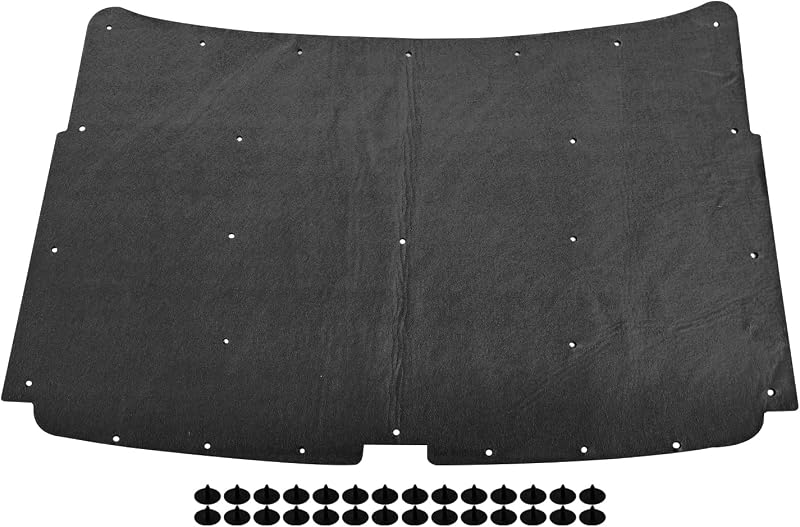 Manta de isolamento térmico e acústico sob o capô Lizixny para Dodge Ram 1981–1993 – 1 unidade com presilhas
