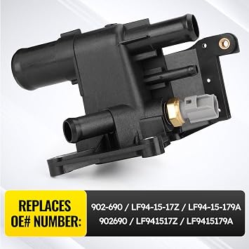 Engine Coolant Water Outlet for Mazda 3,5,6,CX-7(2006-2015)| LF941517Z 902-690 LF9415179A