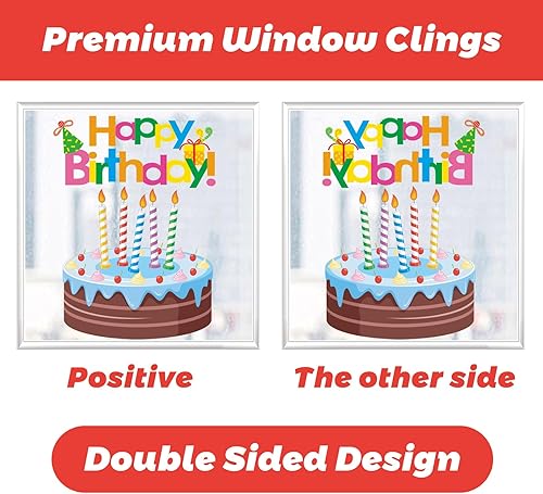 Miniatura 13 de Adhesivos de ventana de Navidad, 9 hojas, calcomanías de ventana de Navidad, 167 calcomanías estáticas para ventanas de vidrio, decoración navideña