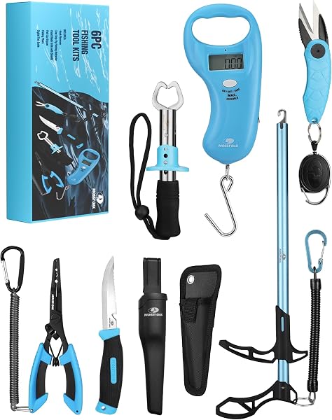 Complete 6-Piece Mossy Oak Fishing Kit: Ready-to-Use Value for Anglers