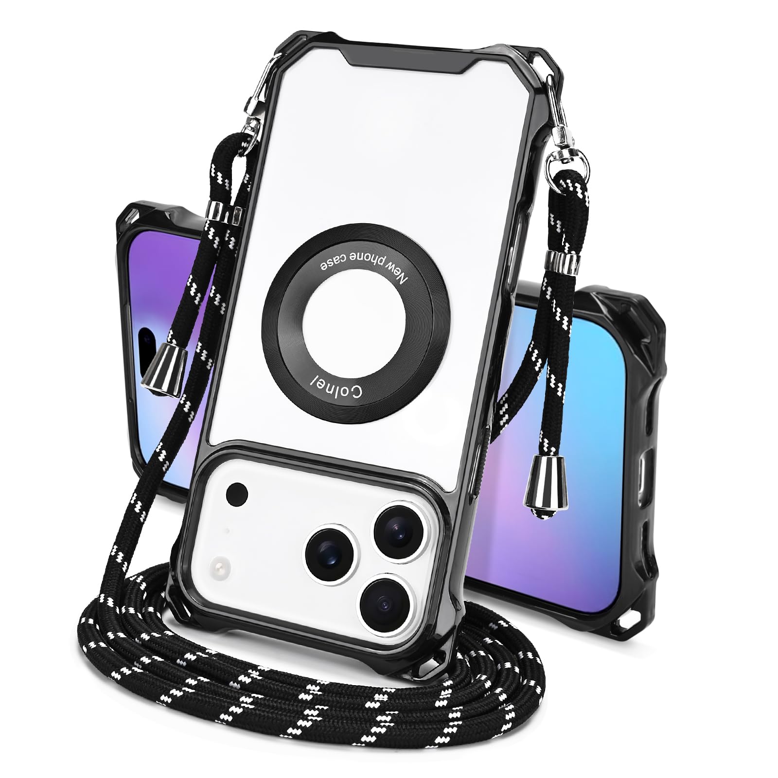 Amazon.co.jp: EasEasy iPhone17 pro max ケース 肩掛け 首掛け