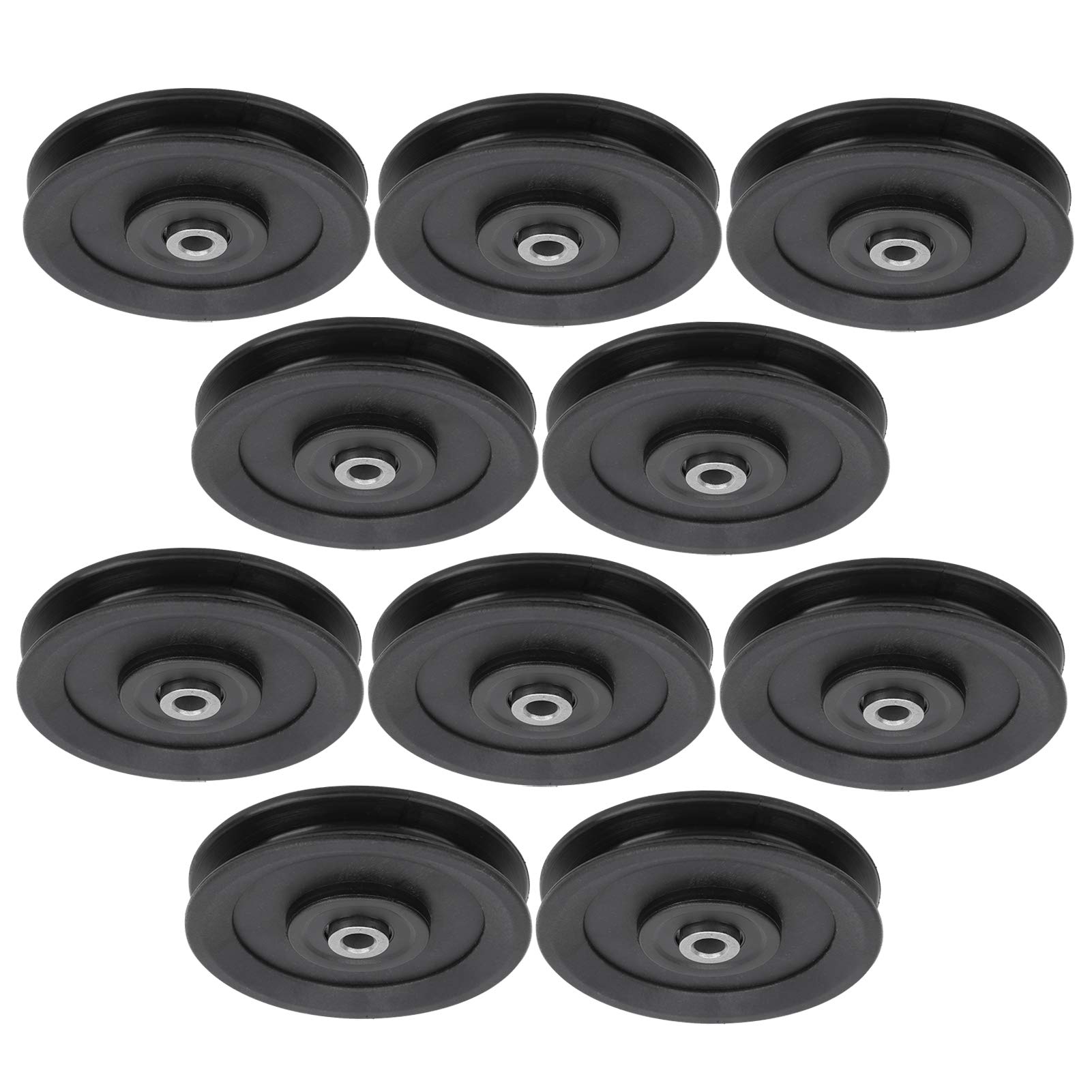 Poleas de Rodamientos de Nailon para Fitness, Accesorios Gimnasio en Casa para Entrenamiento Fuerza, 10 Uds., 115mm