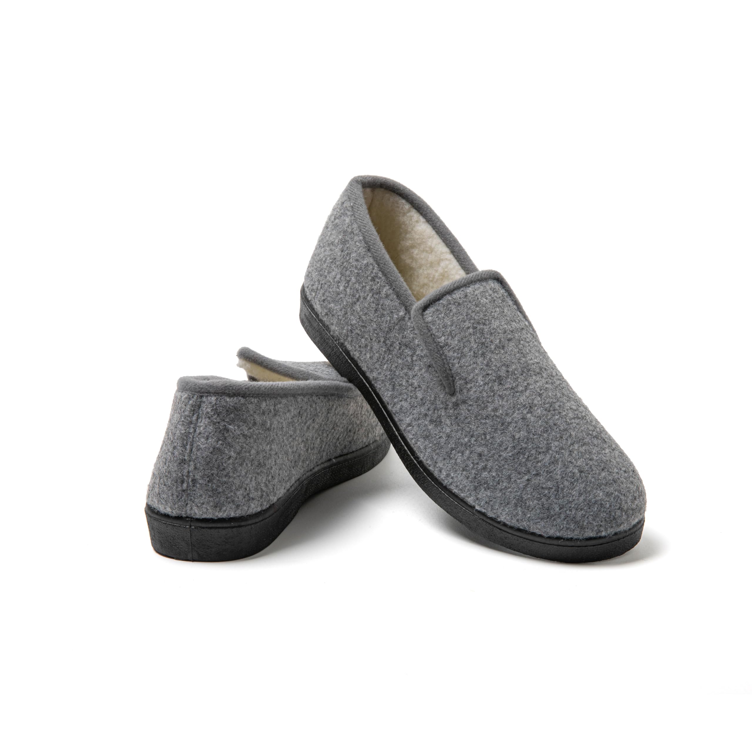 Charentaises En Fourrure Pour Homme - Chaussons D'hiver Doux Et Chauds - Semelle Antidérapante - 4