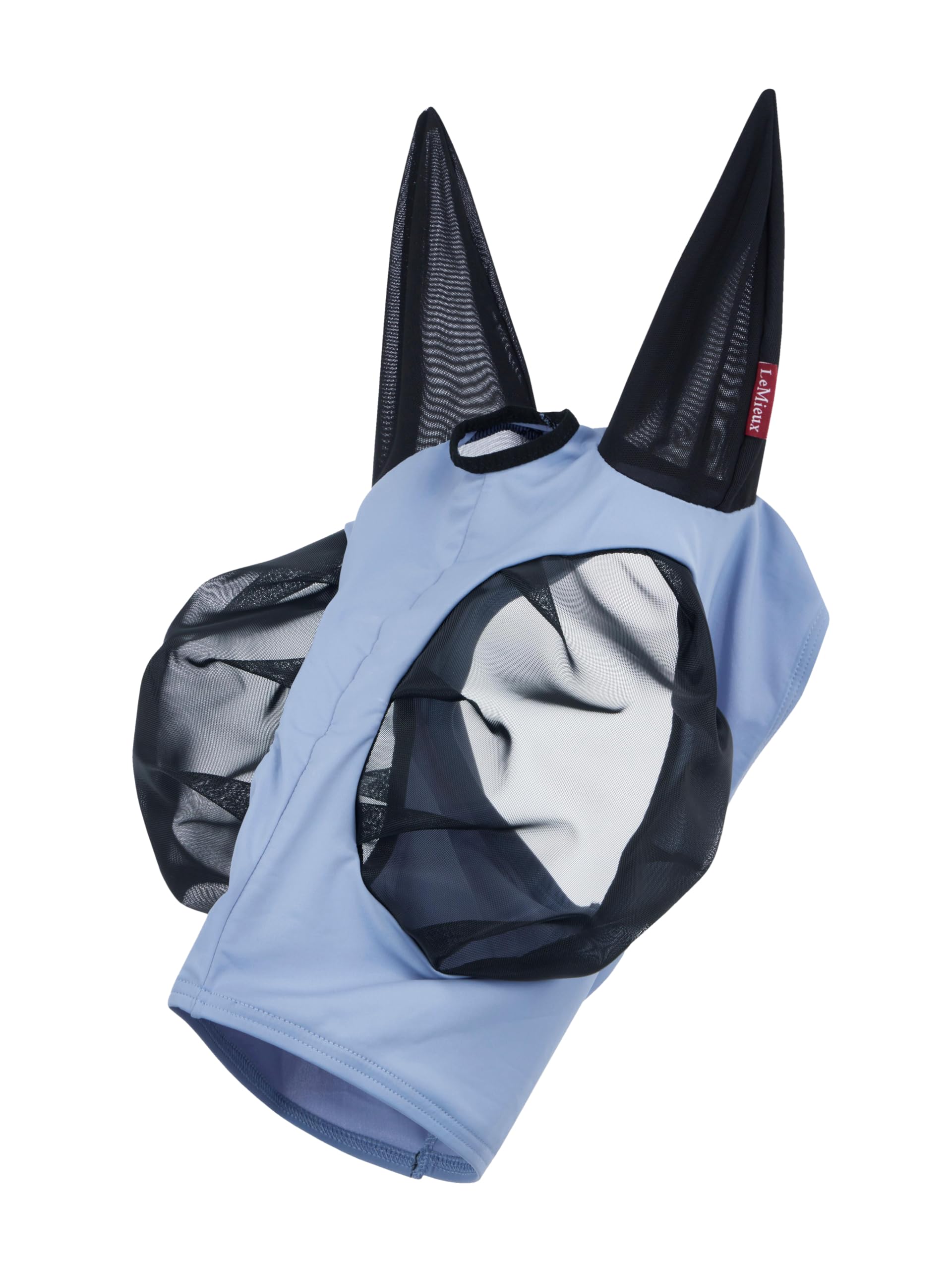 Demi-masque anti-insectes LeMieux design premium à enfiler bleu poudré