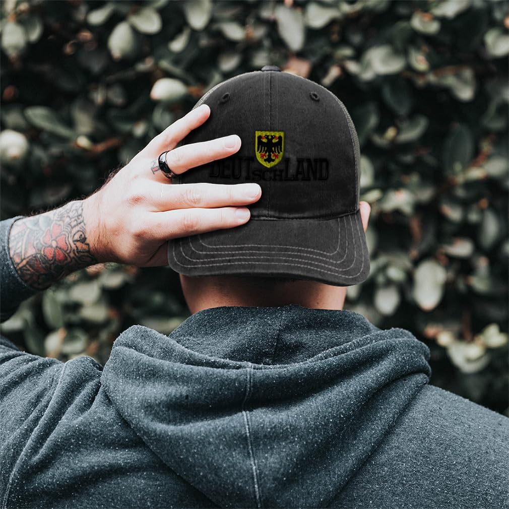 Richardson Soft Mesh Cap Hat Embroidered Germany Eagle Deutschland Embroidery Trucker Hats for Men & Women