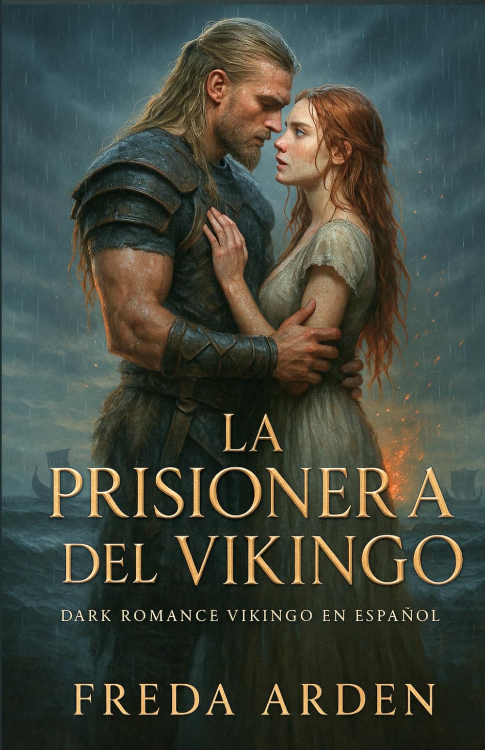 LA PRISIONERA DEL VIKINGO. Dark Romance Vikingo en Español: Ella era su botín. Él, su condena. La Saga de un Jarl que la tomó y la mujer que lo ... (Crónicas y Pasiones Vikingas de Freda Arden)