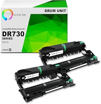 TCT DR730 Compatible Black Drum Unit for Brother DR-730 2PK