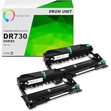 TCT DR730 Compatible Black Drum Unit for Brother DR-730 2PK | For Brother MFC-L2750DW, HL-L2370DW, HL-L2370DWXL Printers, Black, Page Yield 12,000 Each