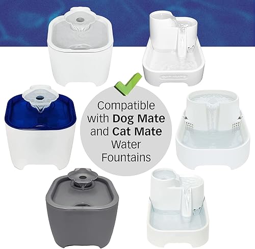 Miniatura 4 de Cartuchos de filtro de agua de repuesto para fuentes Cat Mate y Dog Mate, paquete de 10