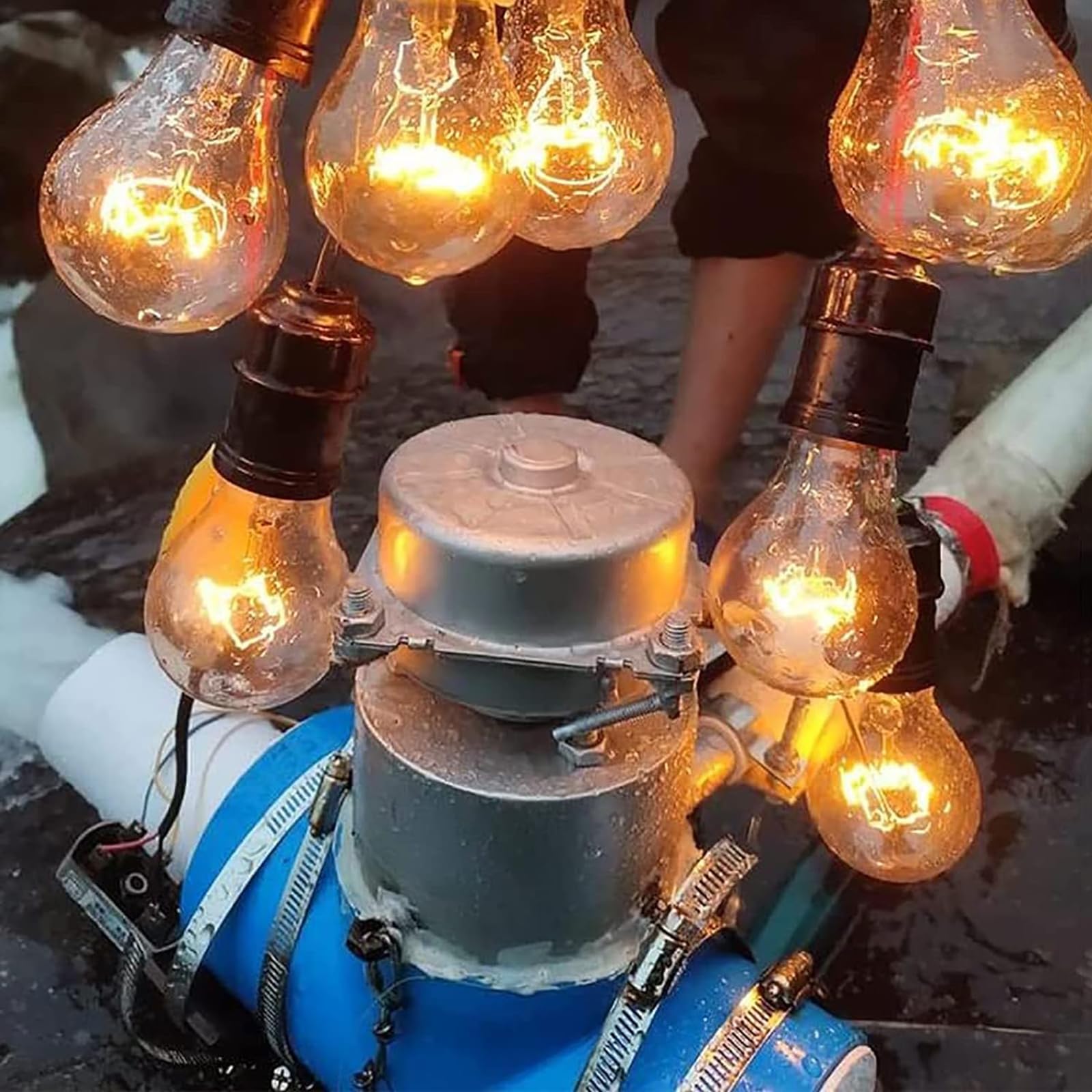 Generador de turbina de Agua de 220 V, generador hidroeléctrico Horizontal de 1000 W, diámetro de Salida de 114 MGM, generador de turbina de Agua para Acampar al Aire Libre en casa