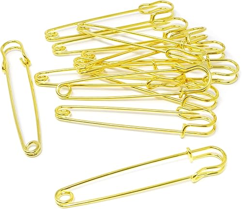 yueton 12 pines de seguridad extra grandes, pasadores de seguridad de 4 pulgadas, pasadores de seguridad de gran tamaño, alfileres de manta, para