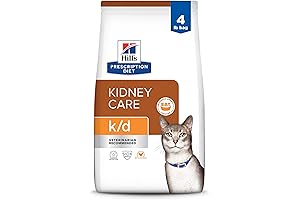 Hill's Prescription Diet k/d Kidney Care with Chicken Dry Cat Food+, Veterinary Diet