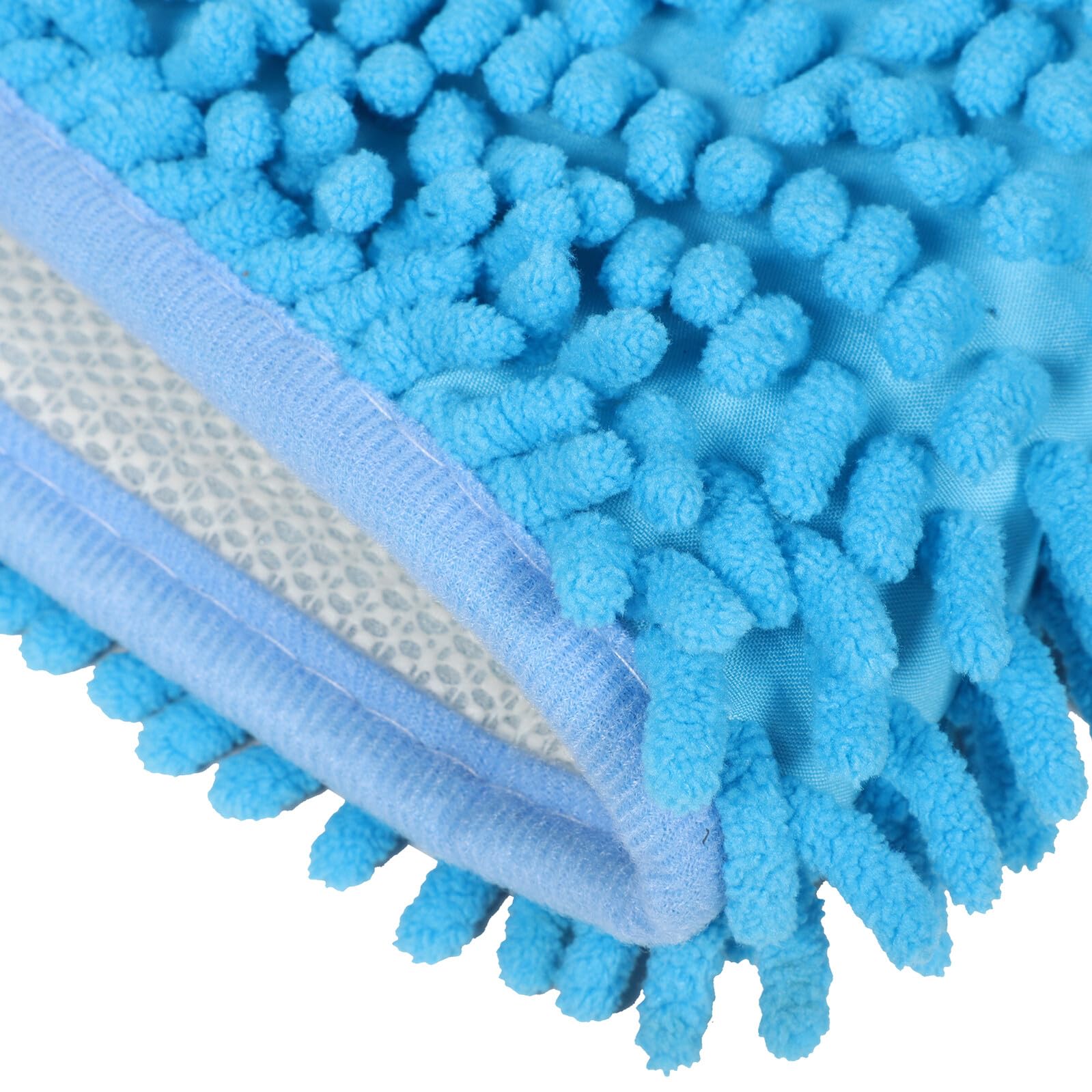 GLEAVI 4stücke Unere rutschfeste Einstreu für Meerschweinchenkäfig Weiche Chenille-Matte Wiederverwendbar Saugfähige Schlafdecke für Kleintiere Wie Hamster und Rennmäuse