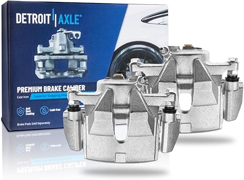 Miniatura 174 de Detroit Axle - Pinza de freno delantera derecha con soporte de repuesto para Chevrolet Equinox Captiva Sport Pontiac Torrent Saturn Vue Suzuki XL-7