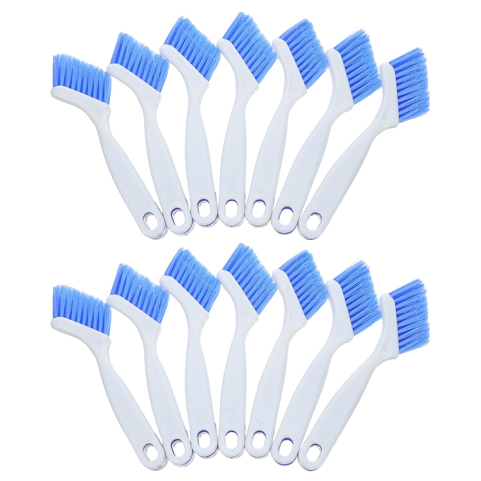 ifundom Set 20 Pezzi Spazzola per Scanalature in Nylon Ergonomica per Angoli e Fessure Porte, Design Facile da Pulire per Pulizia Finestre e Bagni