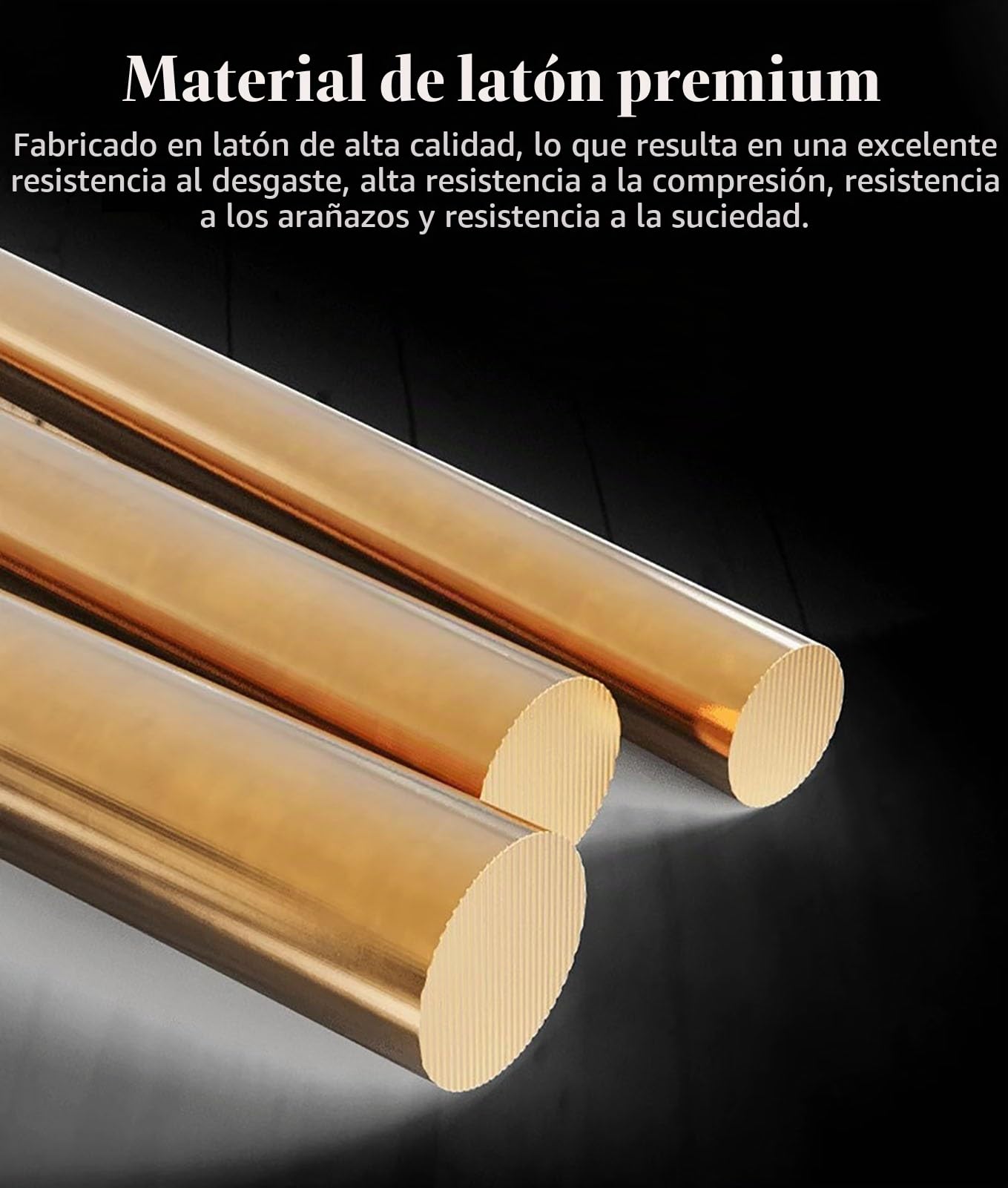 Perfil TransicióN Tira de Transición para Suelo, Sólida, Cepillada en Dorado. Transición de Umbral de Latón Resistente para Puertas. Molduras Decorativas con Costura Plana para Vinilo de Madera(1m(39i
