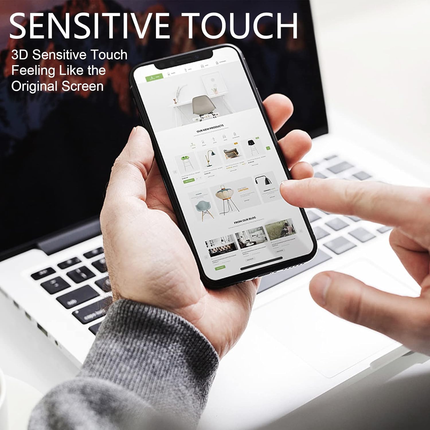 Screen Replacement for iPhone 14 Pro Max, 6.7 Inch Front Outer Lens Glass Screen Replacement Repair Kit - Incl Waterpoof Frame Adhesive and Tool Kit(No Digitizer,No LCD)