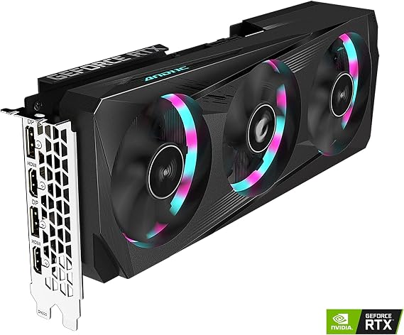 GIGABYTE AORUS GeForce RTX 3060 Ti Elite 8G (REV2.0) Graphics Card, 3X WINDFORCE Fans, LHR, 8GB 256-bit GDDR6, GV-N306TAORUS E-8GD REV2.0 Video Card