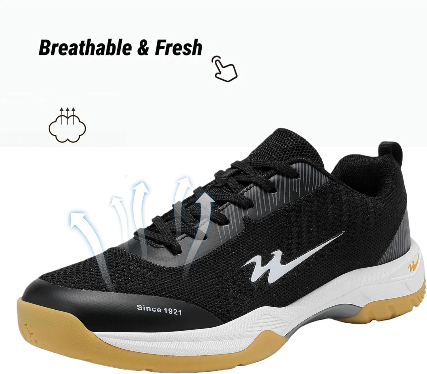 cungel-Tennis-Badmintion-Pickleball-Shoes Unisex No-Slip Pickleball & Tennis Shoes | Lightweight Breathable Court Shoes for Men and Women - Image 4