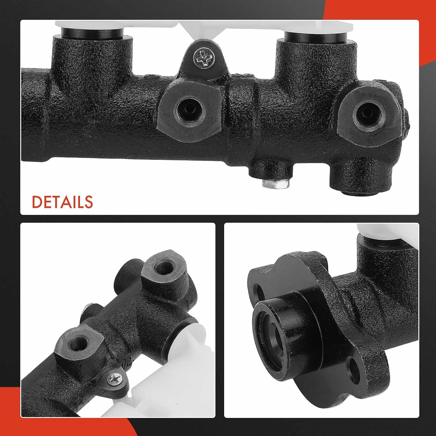 A-Premium Brake Master Cylinder with Reservoir and Sensor Compatible with Mazda - B2000 1986-1987, B2200 1987-1993, B2600 1990-1993 - Replace# UB39-43-400A,UB39-43-400B