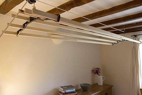 Miniatura 3 de Sheila Maid Tendedero extra ancho negro de 72 pies