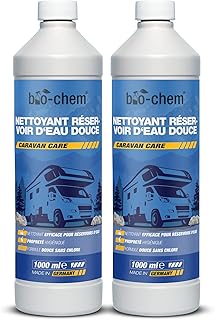 Bio-Chem - Nettoyant pour réservoir d'eau Douce - Entretien des réservoirs de Caravane et Camping Car - Contient de l'acide citrique Naturel - Produits et Accessoires véhicules de Camping