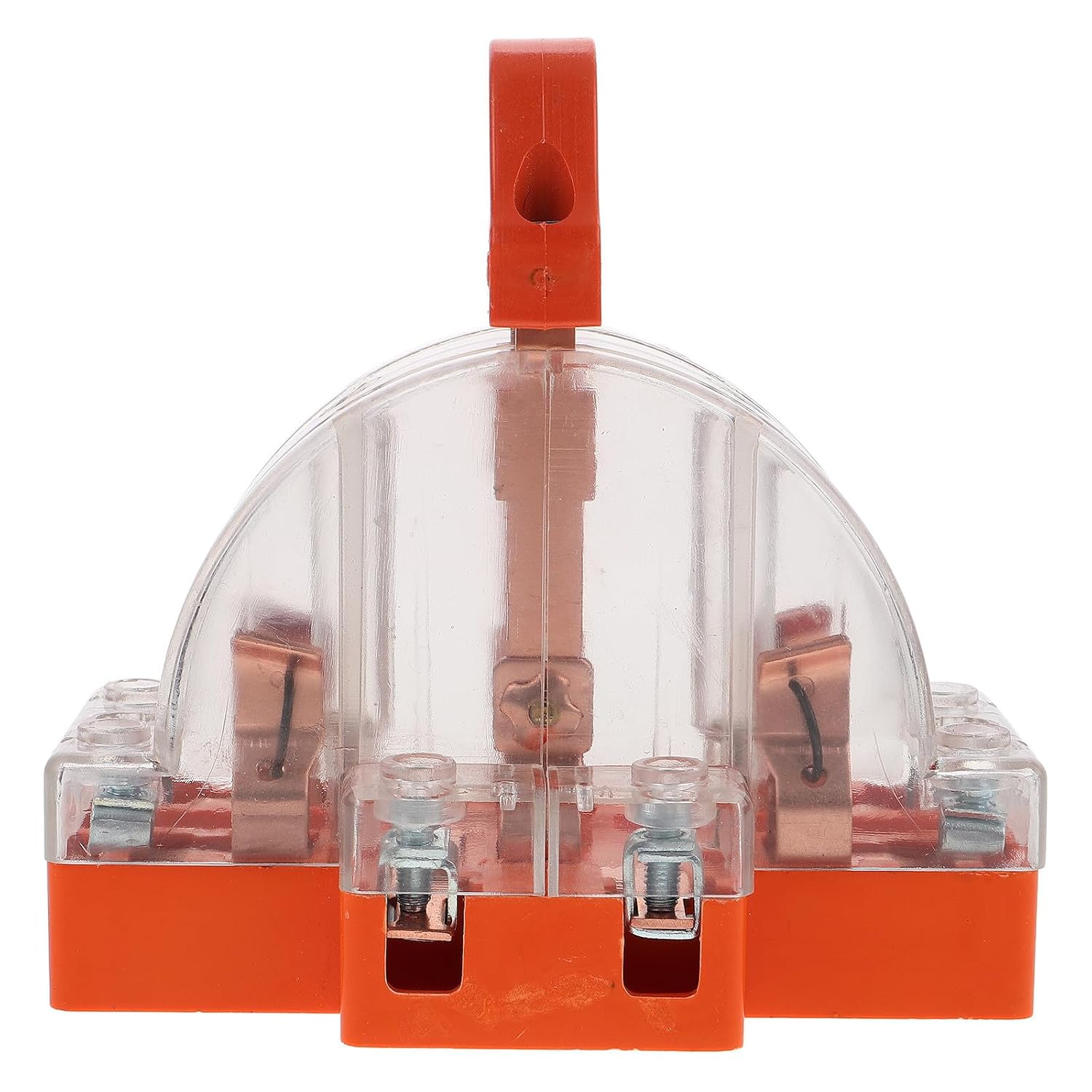 VOSAREA Dual Throw Knife Switch with Integrated LED Indicator and Copper Contacts Resin Shell for Industrial and Household Appliances Circuit Protection