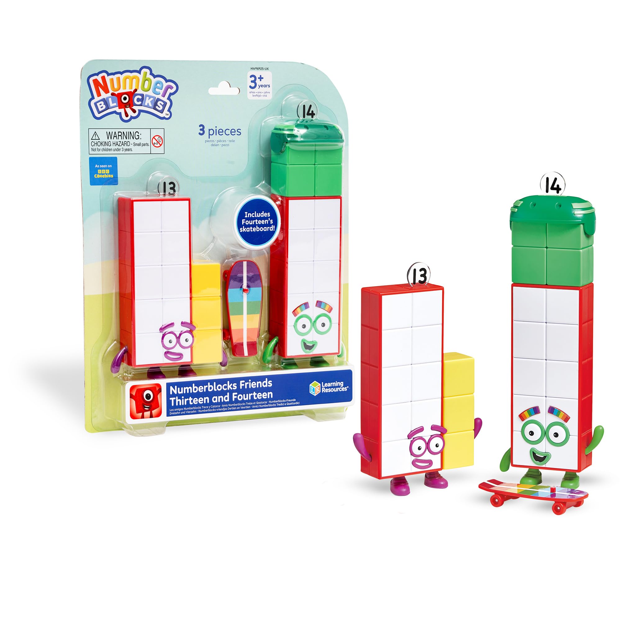 Learning Resources Numberblocks Thirteen and Fourteen, Figure and