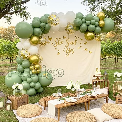 Miniatura 26 de Kit de guirnalda de globos blancos: 131 globos blancos con globos de luna y estrella, perfecto para decoraciones de baby shower de estrellas