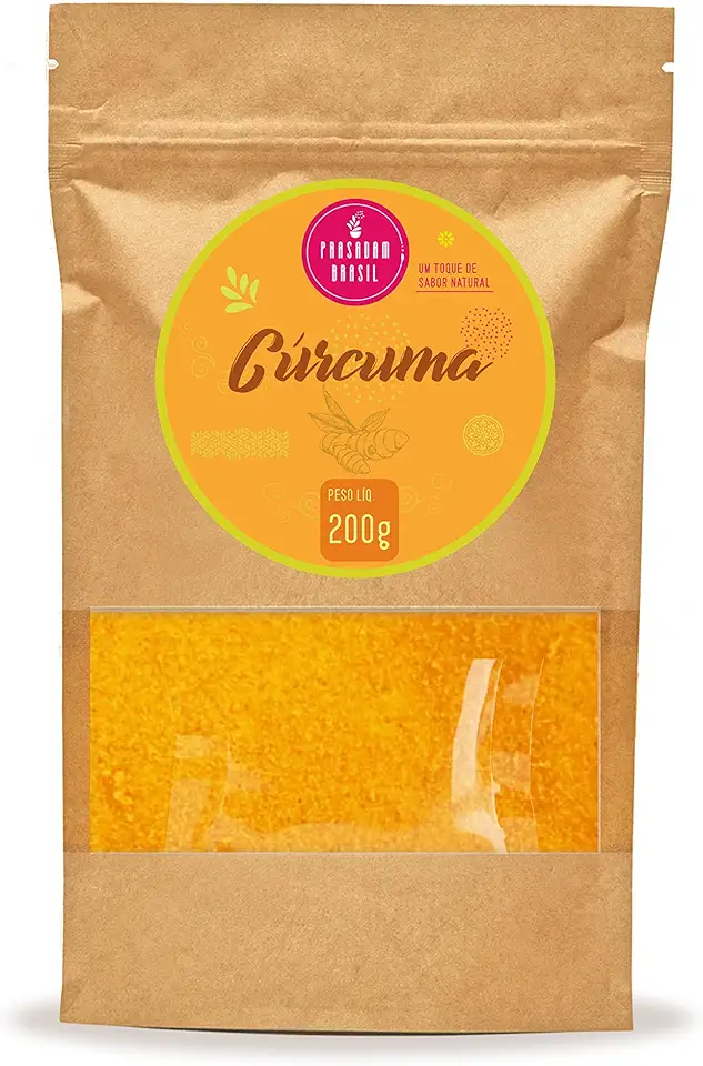 Prasadam Brasil Cúrcuma Em Pó - Puro Açafrão Da Terra - 200G